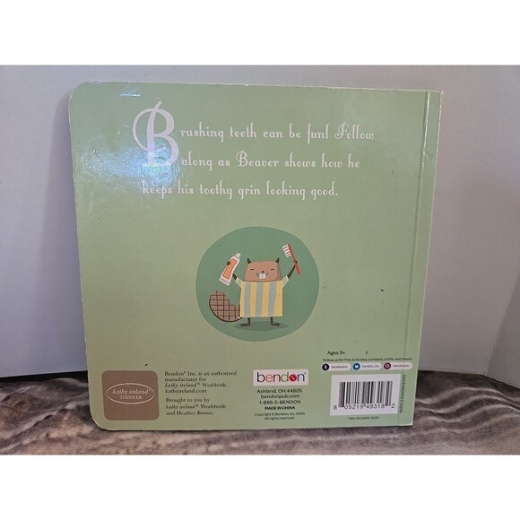 Kathy Ireland Toddler Brush Up, Share, Words & Tub Time Board Books 10 Pages 3+ - Picture 2 of 5